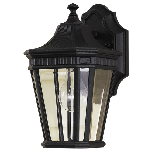 Cotswold Lane Outdoor Wall Light in Black by Generation Lighting