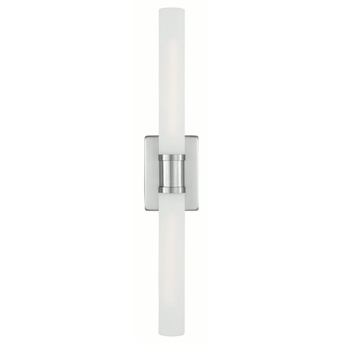 Visual Comfort Studio Collection Keaton Brushed Nickel Vertical Bathroom Light