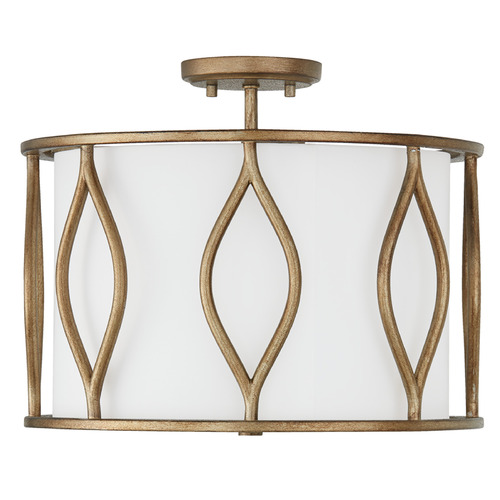 Capital Lighting Cohen Mystic Luster Semi-Flushmount Light