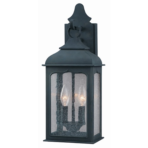 Henry Street 18.50-Inch Outdoor Wall Light in Colonial Iron by Troy Lighting