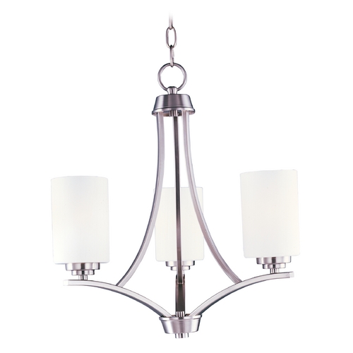 Deven Satin Nickel Chandelier by Maxim Lighting