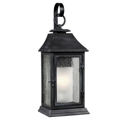 Shepherd 25.63-Inch Outdoor Light in Zinc by Visual Comfort Studio