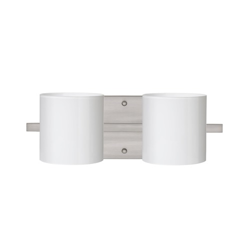 Besa Lighting Pogo Satin Nickel LED Bathroom Light