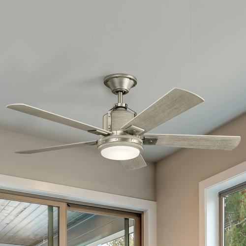 Kichler Lighting Colerne 52-Inch LED Fan in Brushed Nickel by Kichler Lighting 300052NI