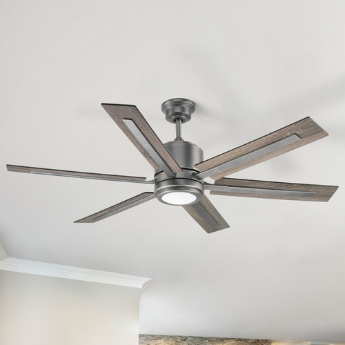 Glandon Antique Nickel LED Ceiling Fan 3000K by Progress Lighting