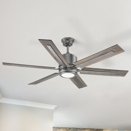 Progress Lighting Glandon Antique Nickel LED Ceiling Fan 3000K by Progress Lighting P2586-8130K