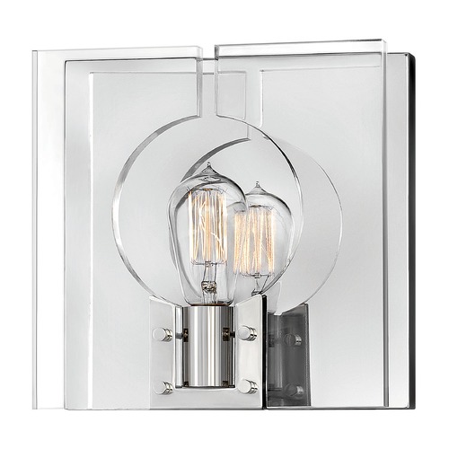 Hinkley Ludlow 10.50-Inch Polished Nickel Sconce by Hinkley Lighting 41310PNI