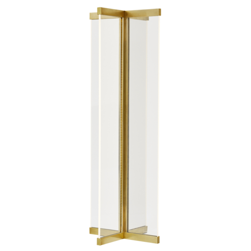 Rohe 25-Inch LED Table Lamp in Natural Brass by Visual Comfort Modern