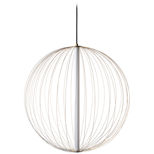 Delano 20-Inch Gold LED Pendant by Avenue Lighting