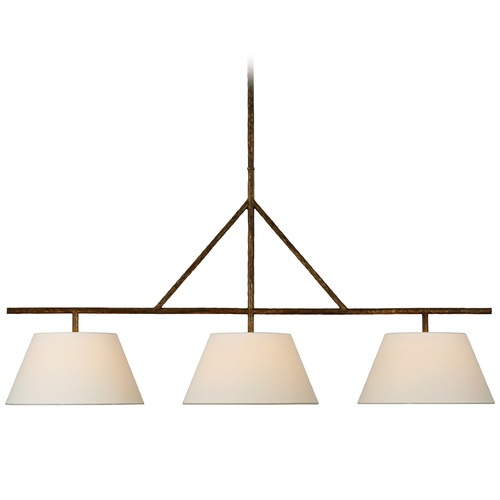 Visual Comfort Signature Collection Suzanne Kasler Collette Pendant in Gilded Iron by Visual Comfort Signature SK5700GIL