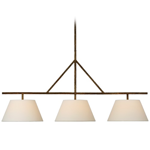 Suzanne Kasler Collette Pendant in Gilded Iron by Visual Comfort Signature