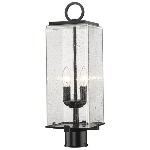 Sana Black Post Light by Z-Lite