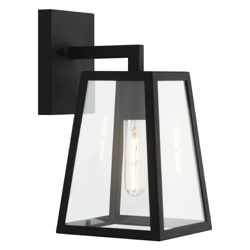 Matteo Lighting Denzil Matte Black Outdoor Wall Light