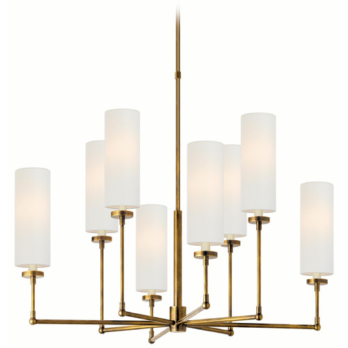 Visual Comfort Signature Collection Visual Comfort Signature Collection Thomas O'brien Ziyi Hand-Rubbed Antique Brass Chandelier TOB5016HAB-L