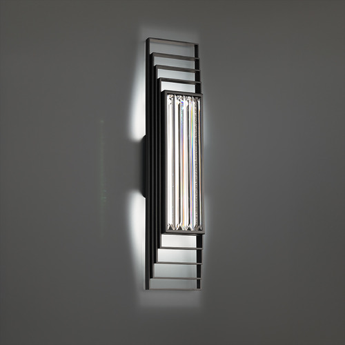 Schonbek Beyond Schonbek Beyond Terrace Black LED Sconce BWS62424-BK