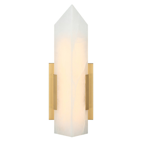 Matteo Lighting Rigio Aged Gold Brass LED Sconce