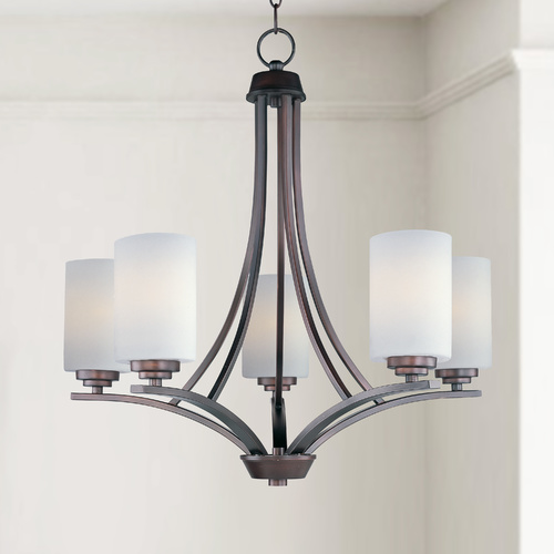 Deven Oil Rubbed Bronze Chandelier by Maxim Lighting