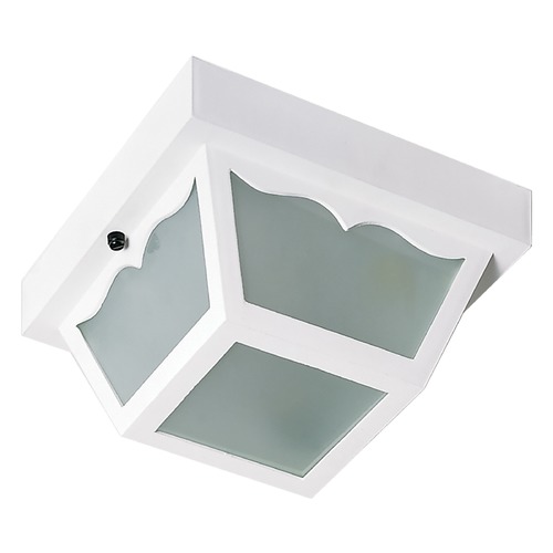 Nuvo Lighting White Close To Ceiling Light