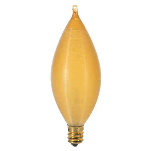 Satco Lighting Incandescent C11 Light Bulb Candelabra Base 120V Dimmable by Satco S3406