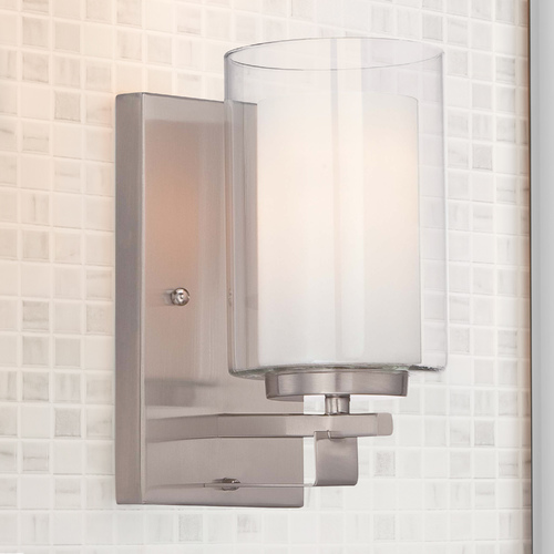 Parsons Studio Brushed Nickel Sconce by Minka Lavery