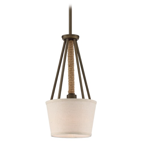 Seneca Mahogany Bronze Mini Pendant by Nuvo Lighting
