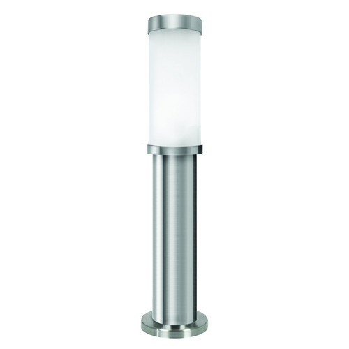 Konya 13.75-Inch Bollard in Matte Nickel by Eglo Lighting