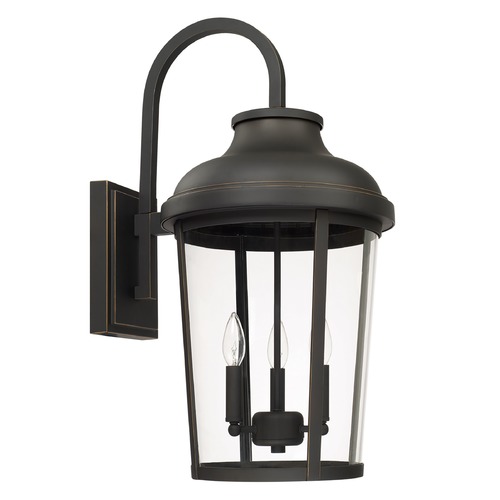 Dunbar 26.50-Inch Outdoor Lantern in Oiled Bronze by Capital Lighting