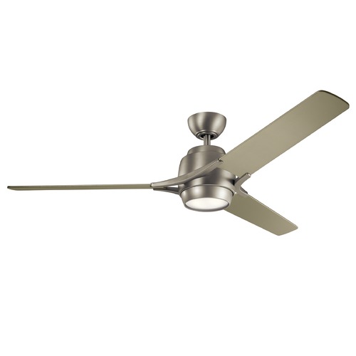 Kichler Lighting Zeus 60-Inch LED Fan in Brushed Nickel by Kichler Lighting 300060NI