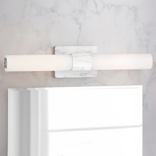 Progress Lighting Blanco LED Faux White Marble LED Vertical Bathroom Light 3000K by Progress Lighting P300150-150-30