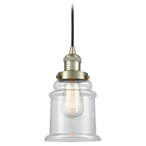 Canton Antique Brass Mini Pendant by Innovations Lighting