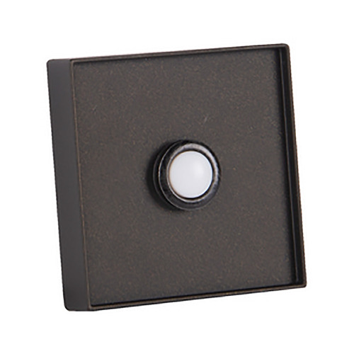 Craftmade Lighting Push Button Espresso LED Doorbell Button by Craftmade Lighting PB5016-ESP