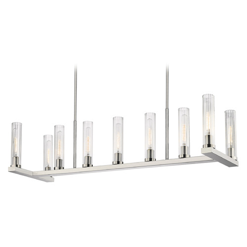 Z-Lite Beau Polished Nickel Linear Light by Z-Lite 3031-9L-PN