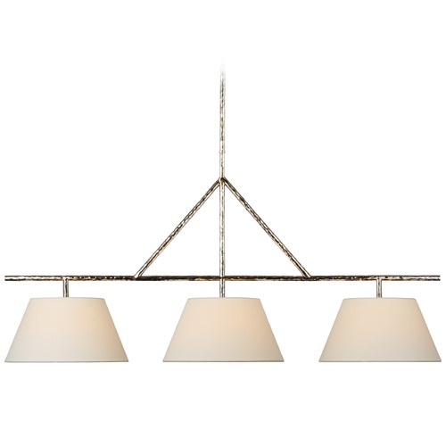 Suzanne Kasler Collette Pendant in Polished Nickel by Visual Comfort Signature