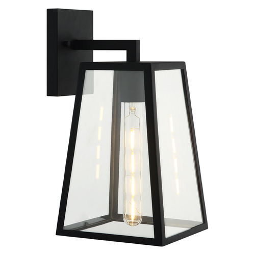 Matteo Lighting Denzil Matte Black Outdoor Wall Light