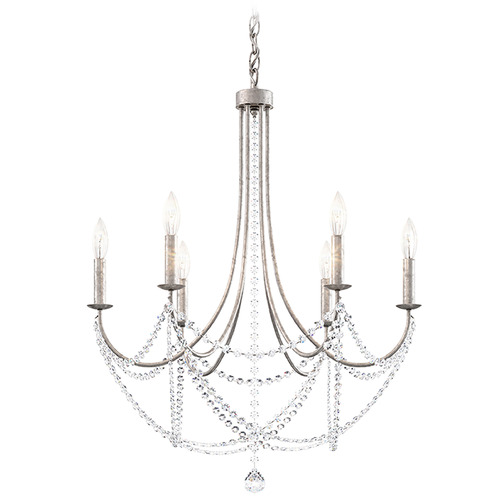 Schonbek Worldwide Lighting Verdana Antique Silver Chandelier