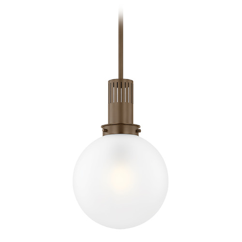 Troy Lighting Tobias Bronze LED Pendant Light with Globe Shade