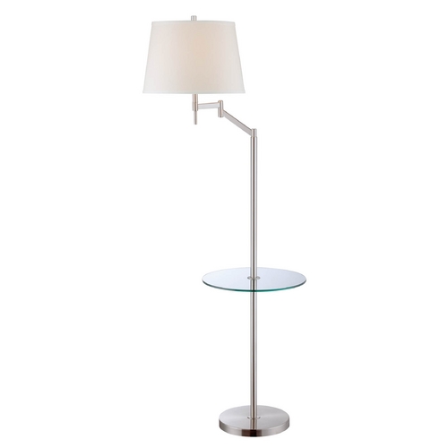 Lite Source Lighting Modern Gallery Tray Lamp in Polished Steel by Lite Source Lighting LS-82139