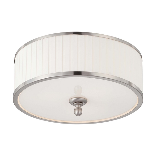 Modern Flush Mount in Brushed Nickel by Nuvo Lighting