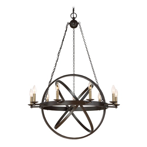 Quoizel Lighting Eons Chandelier in Western Bronze by Quoizel Lighting EON5009WT