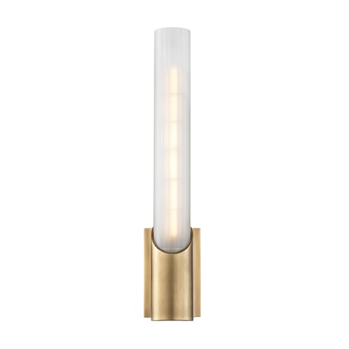 Hudson Valley Lighting Pylon Aged Brass LED Sconce by Hudson Valley Lighting 2141-AGB