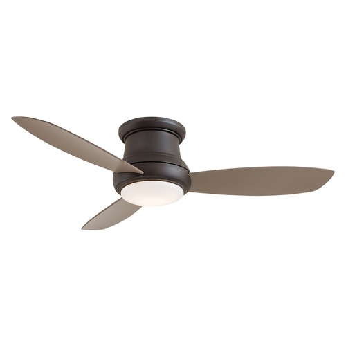 Concept II 52-Inch LED Hugger Fan in Oil Rubbed Bronze by Minka Aire