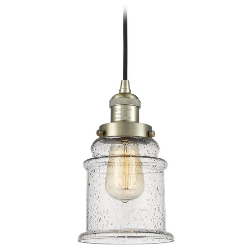 Canton Antique Brass Mini Pendant by Innovations Lighting