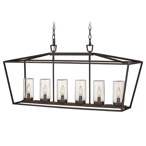 Hinkley Alford Place 6-Light Linear Outdoor Lantern in Bronze by Hinkley 2569OZ