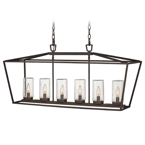 Alford Place 6-Light Linear Outdoor Lantern in Bronze by Hinkley Lighting