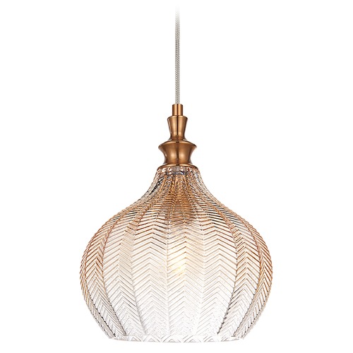 Renity Aged Gold Pendant by Matteo Lighting