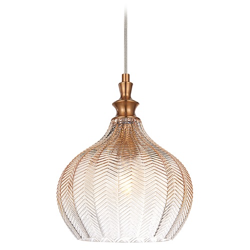 Matteo Lighting Renity Aged Gold Pendant by Matteo Lighting C80102AG