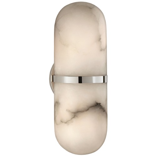 Kelly Wearstler Melange Pill Sconce in Nickel by Visual Comfort Signature