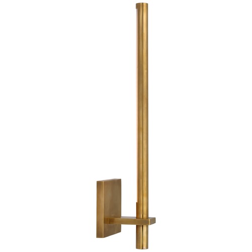 Visual Comfort Signature Collection Kelly Wearstler Axis Medium Sconce in Antique Brass by Visual Comfort Signature KW2735AB