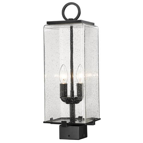 Sana Black Post Light by Z-Lite