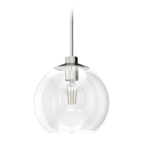 Hunter Fan Company Xidane Brushed Nickel Pendant Light with Globe Shade